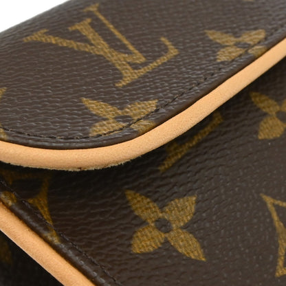 Louis Vuitton Florentine Waist Monogram Canvas, Brown, Canvas, Clutch