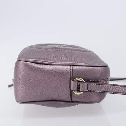 Gucci Soho Disco Leather, Pink, Leather, Crossbody Bag