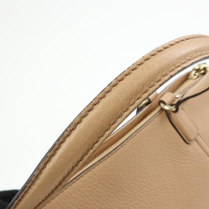 Gucci Soho Working Leather, Beige, Leather, Tote Bag