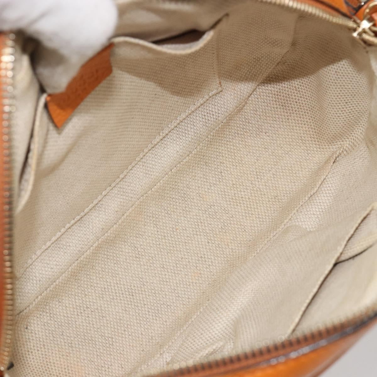 Gucci Soho Disco Leather, Orange, Leather, Shoulder Bag