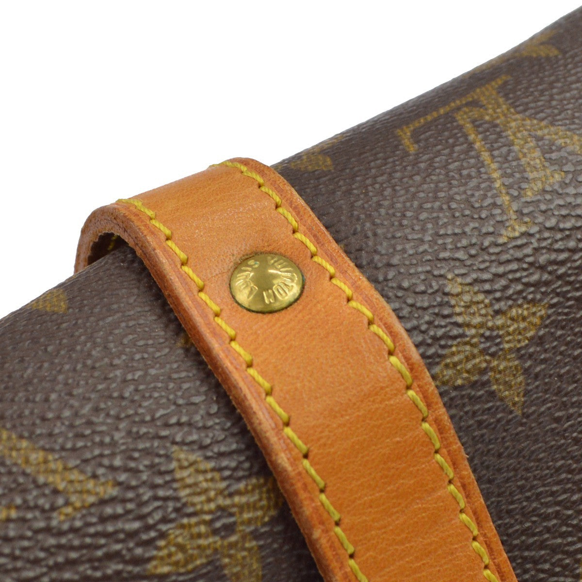 Louis Vuitton Saumur Monogram Canvas, Brown, Canvas, Handbag