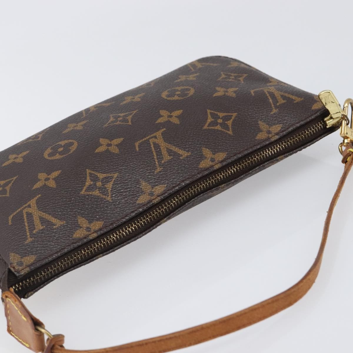 Louis Vuitton Pochette Accessoires NM Monogram Canvas, Brown, Canvas, Clutch