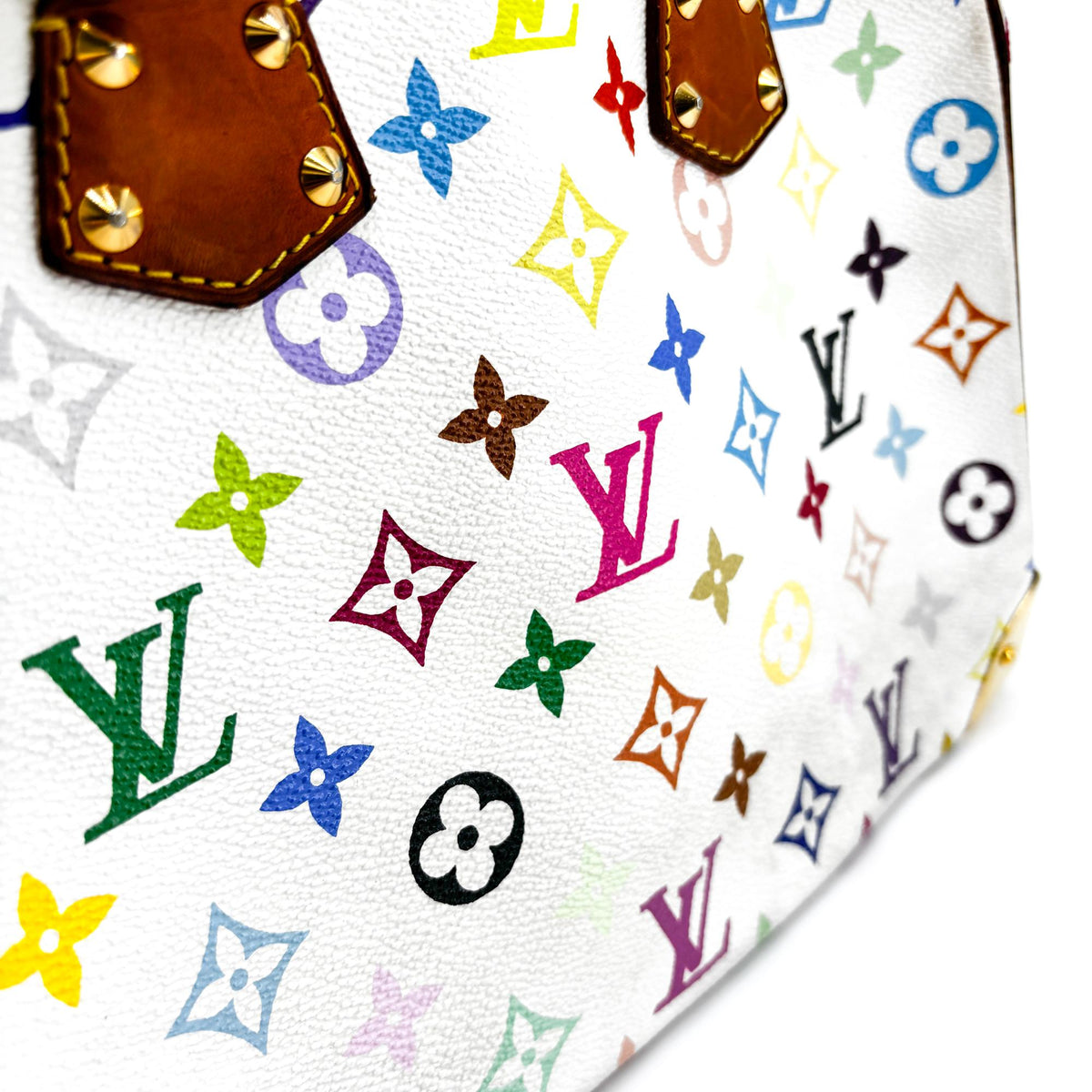 Louis Vuitton Trouville Monogram Multicolor, White, Canvas, Handbag