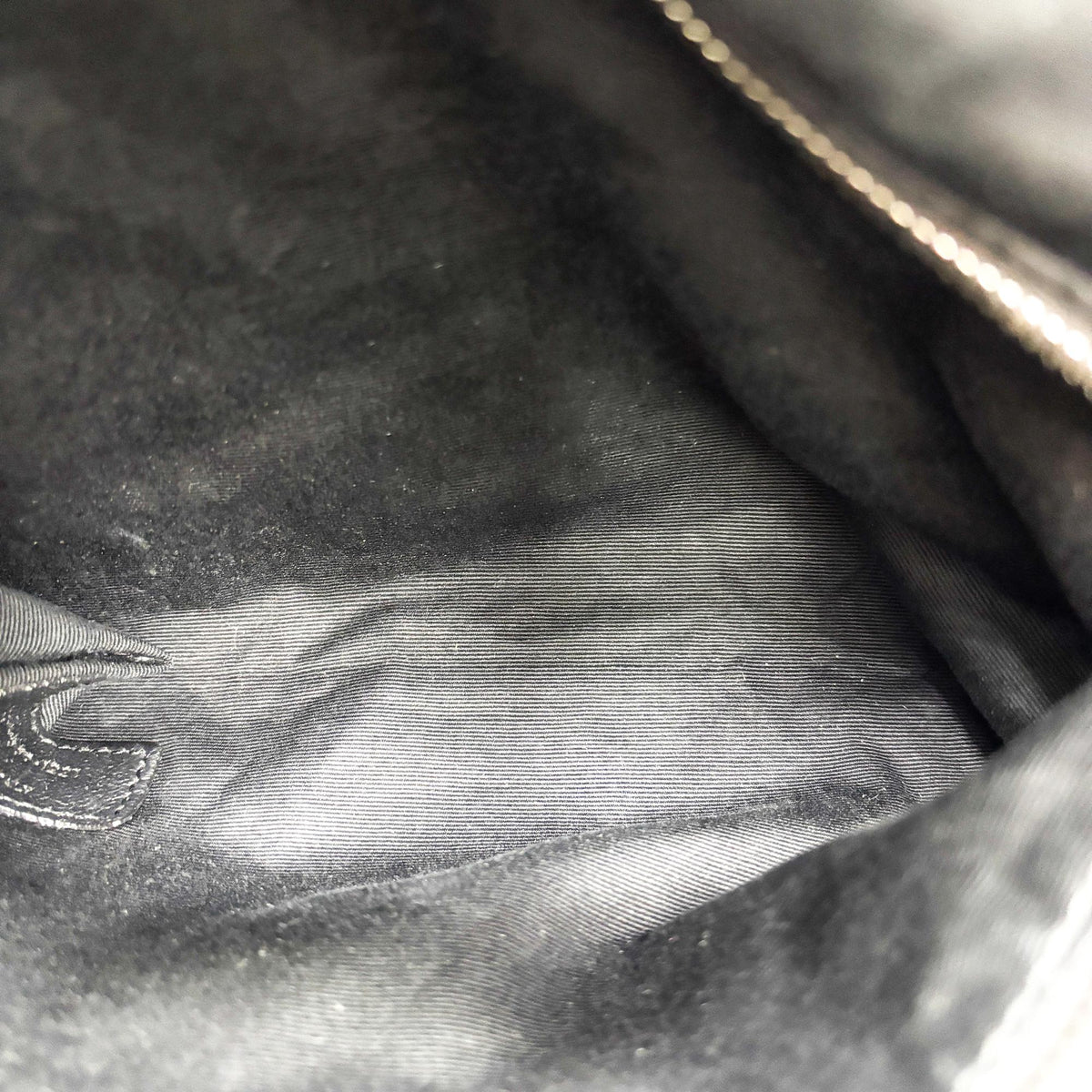 Saint Laurent Niki Shopping Matelasse Chevron Leather, Gray, Leather, Tote Bag