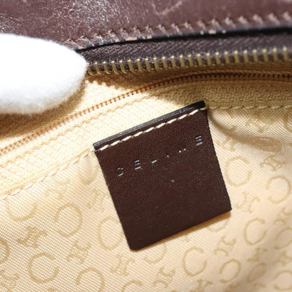 Celine C Macadam Canvas, Gray, Canvas, Handbag