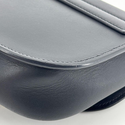 Saint Laurent Kaia Leather, Black, Leather, Shoulder Bag