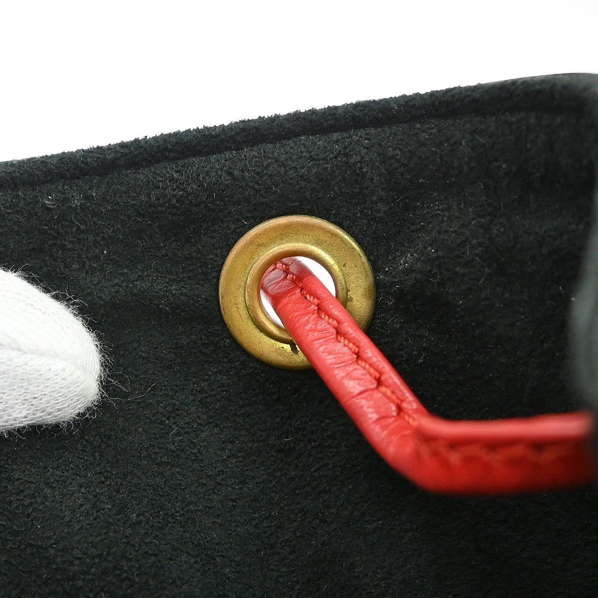 Louis Vuitton Bicolor Noe Epi Leather, Black, Leather, Handbag