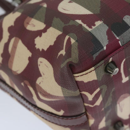 Burberry Open Nova Check Heart Coated Canvas, Multicolour, Canvas, Tote Bag