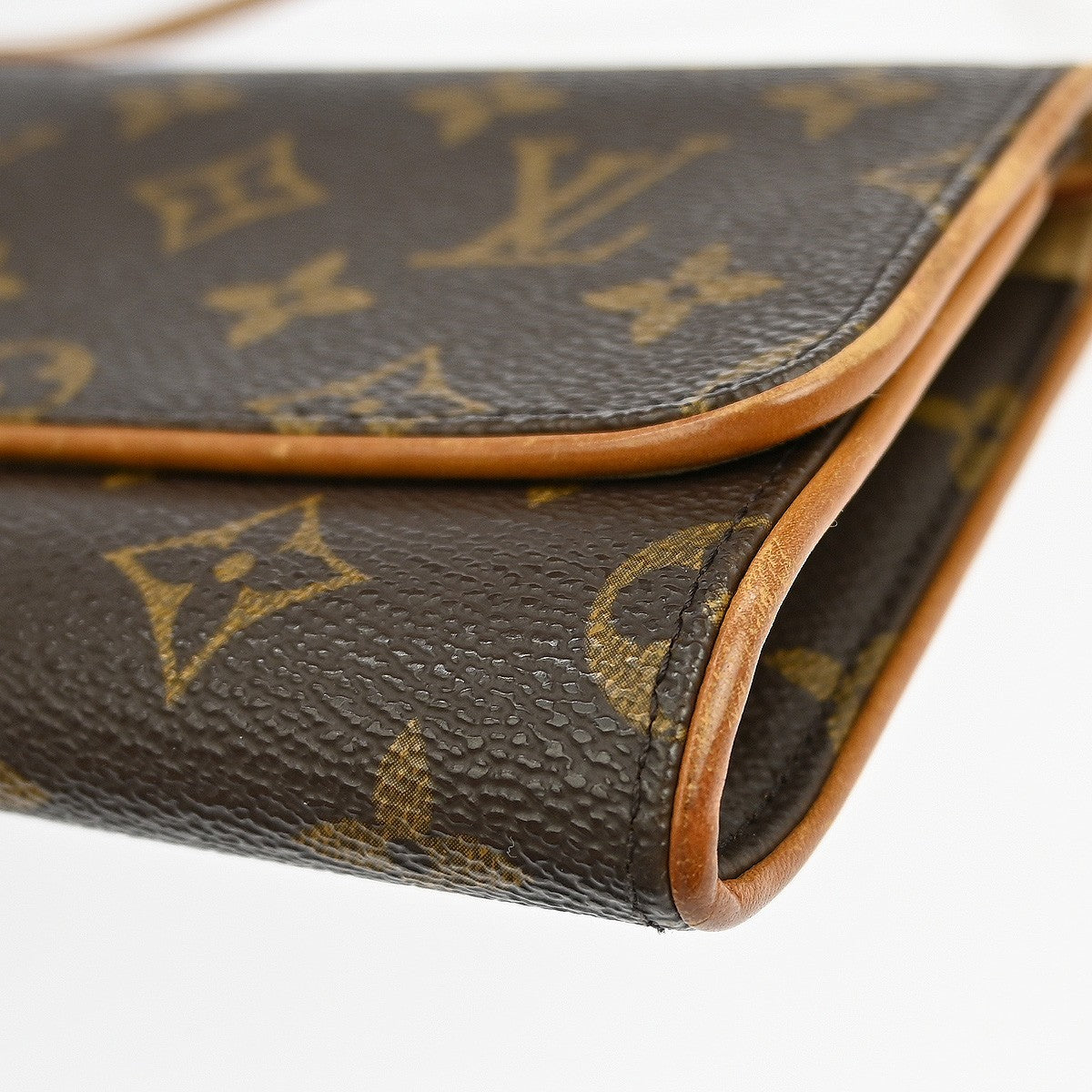 Louis Vuitton Twin Canvas, Brown, Canvas, Clutch