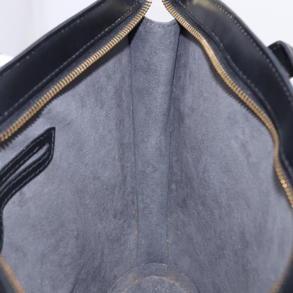 Louis Vuitton Saint Jacques Leather, Black, Leather, Shoulder Bag