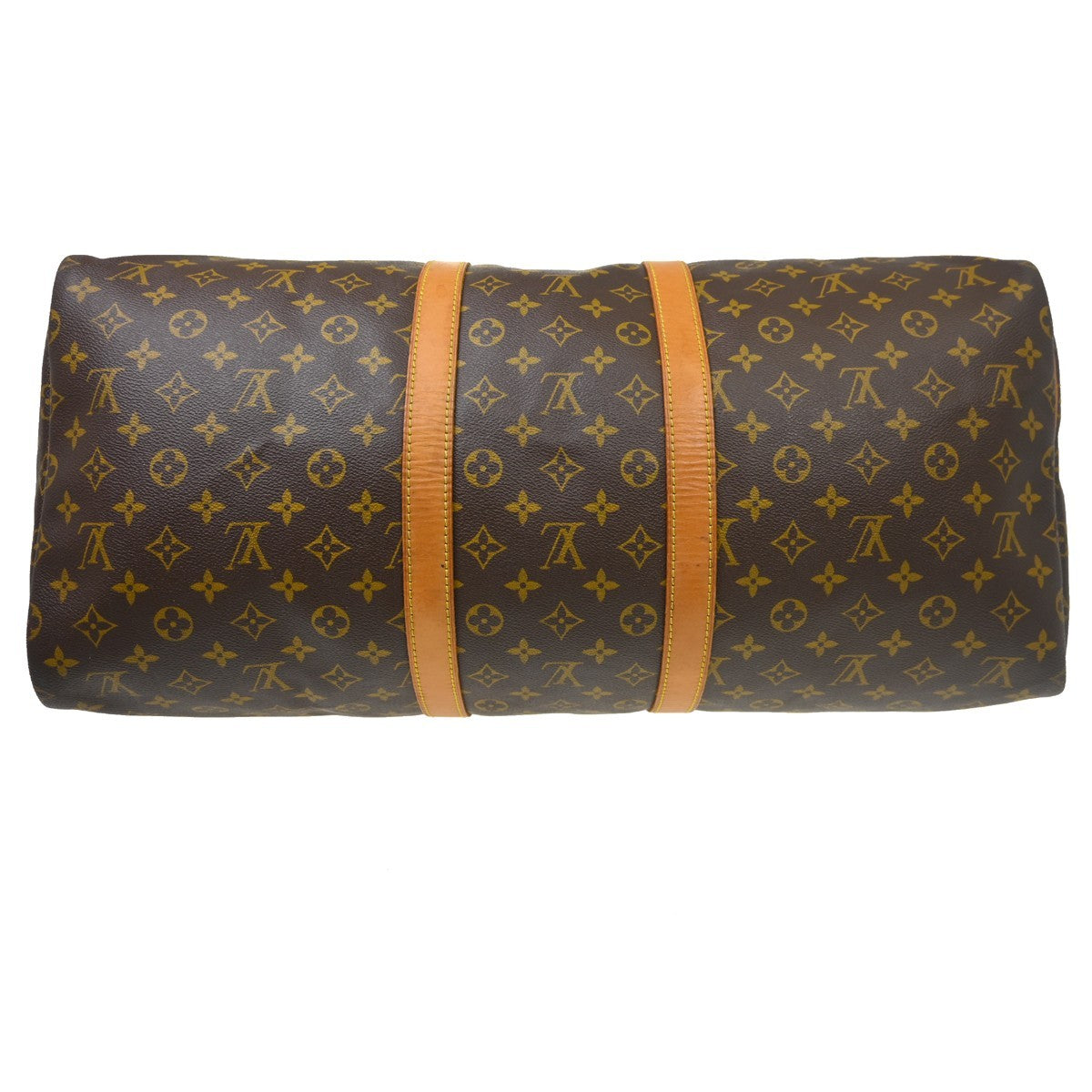 Louis Vuitton Keepall Monogram, Brown, Canvas, Travel Bag