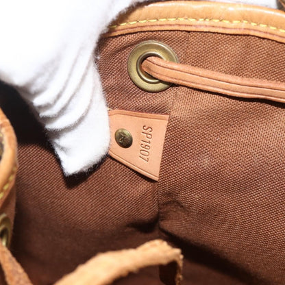 Louis Vuitton Vintage Montsouris Monogram Canvas, Brown, Canvas, Backpack