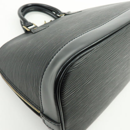 Louis Vuitton Vintage Alma Epi Leather, Black, Leather, Handbag
