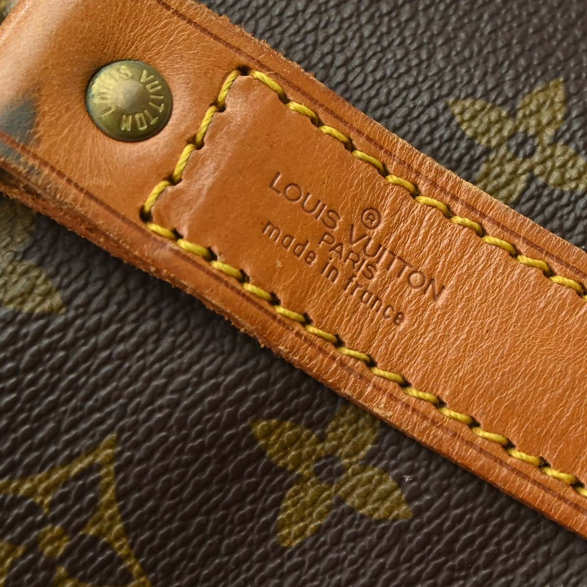 Louis Vuitton Keepall Bandouliere Monogram Canvas, Brown, Canvas, Travel Bag