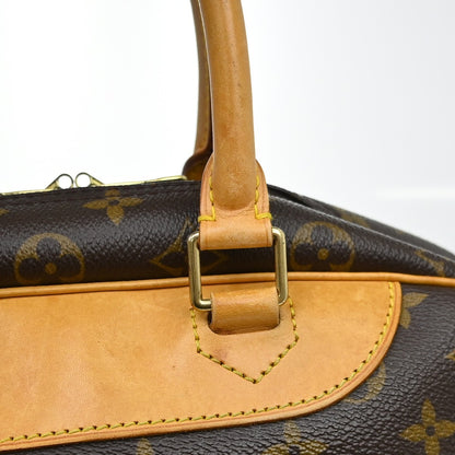 Louis Vuitton Deauville Monogram, Brown, Canvas, Handbag