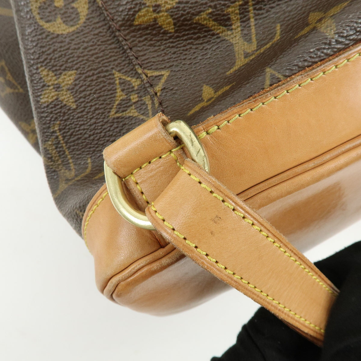 Louis Vuitton Vintage Montsouris Monogram Canvas, Brown, Canvas, Backpack