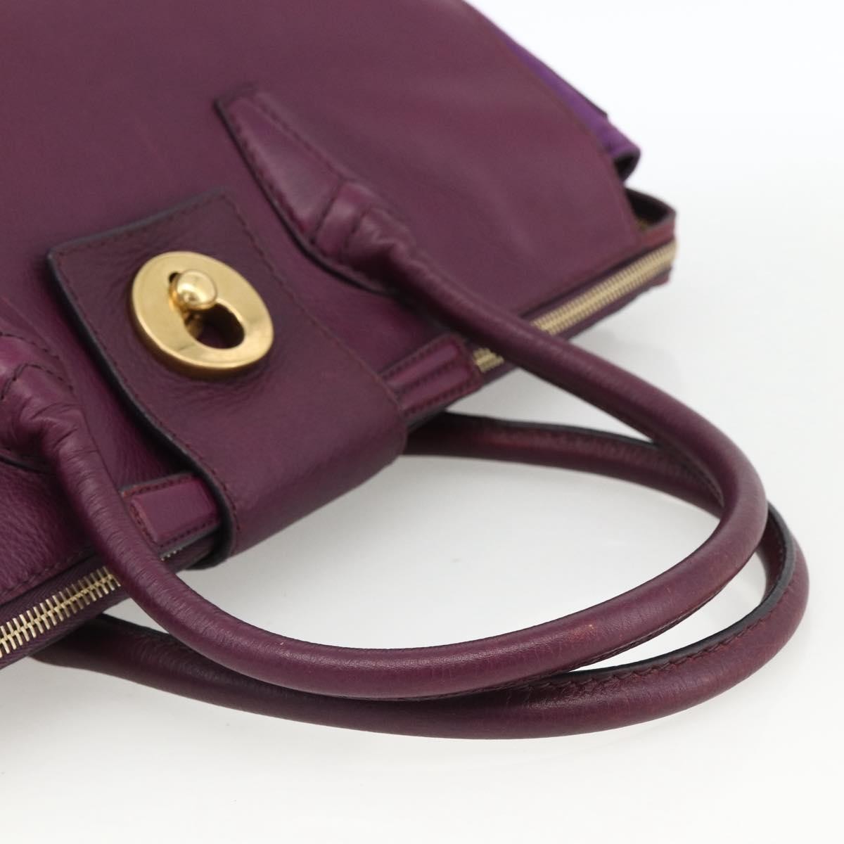 Saint Laurent Bicolor Muse Two Cabas Leather, Purple, Leather, Tote Bag
