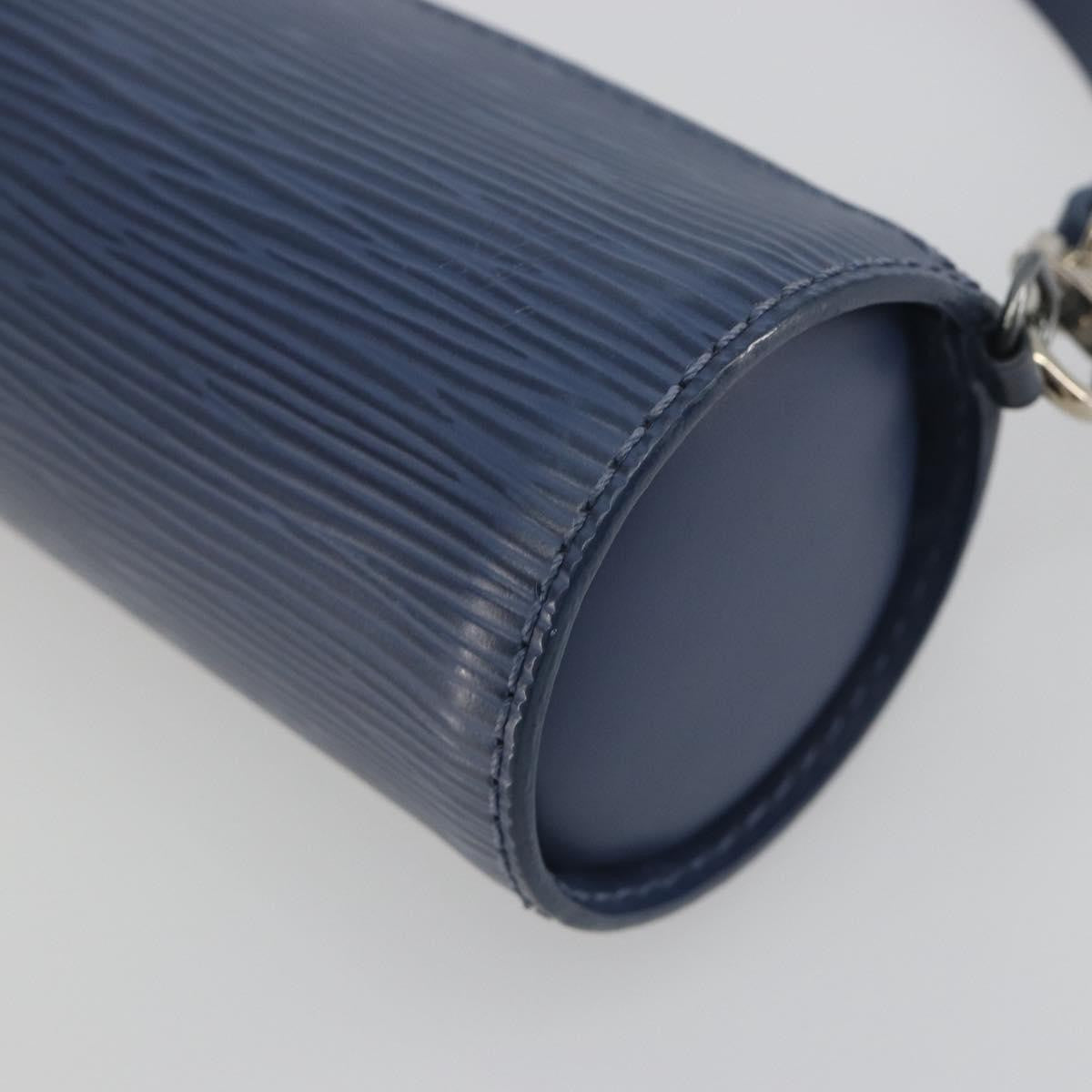 Louis Vuitton Soufflot Pochette Epi Leather, Blue, Leather, Clutch