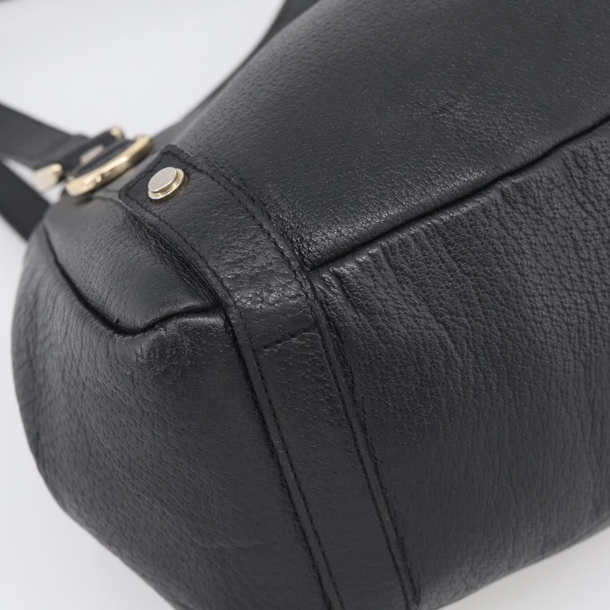 Gucci Abbey Leather, Black, Leather, Shoulder Bag