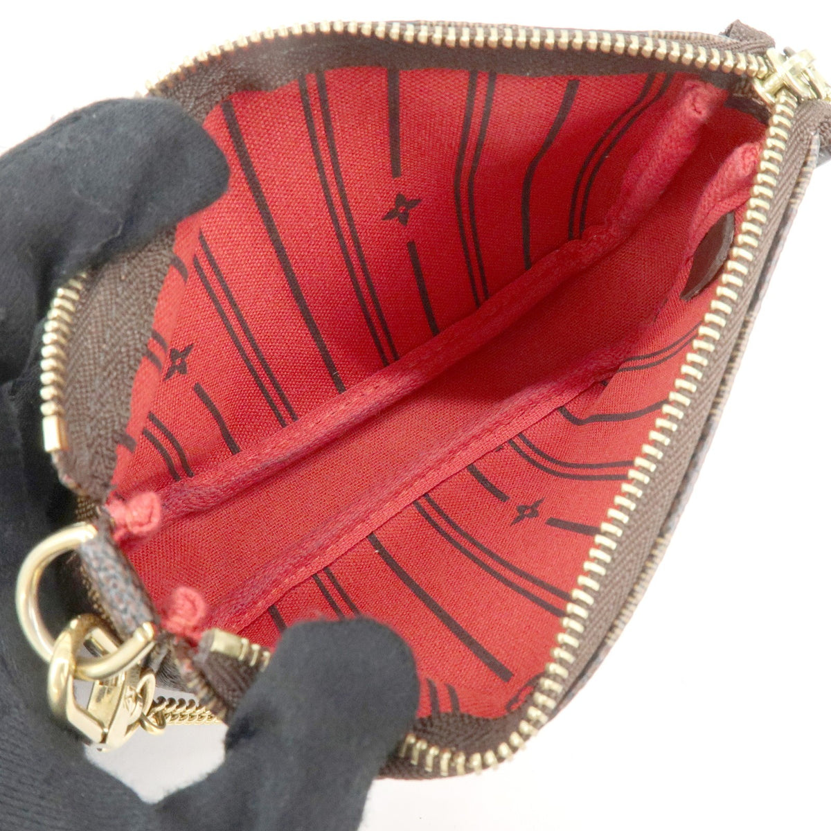 Louis Vuitton Pochette Accessoires Limited Edition Damier, Brown, Canvas, Clutch