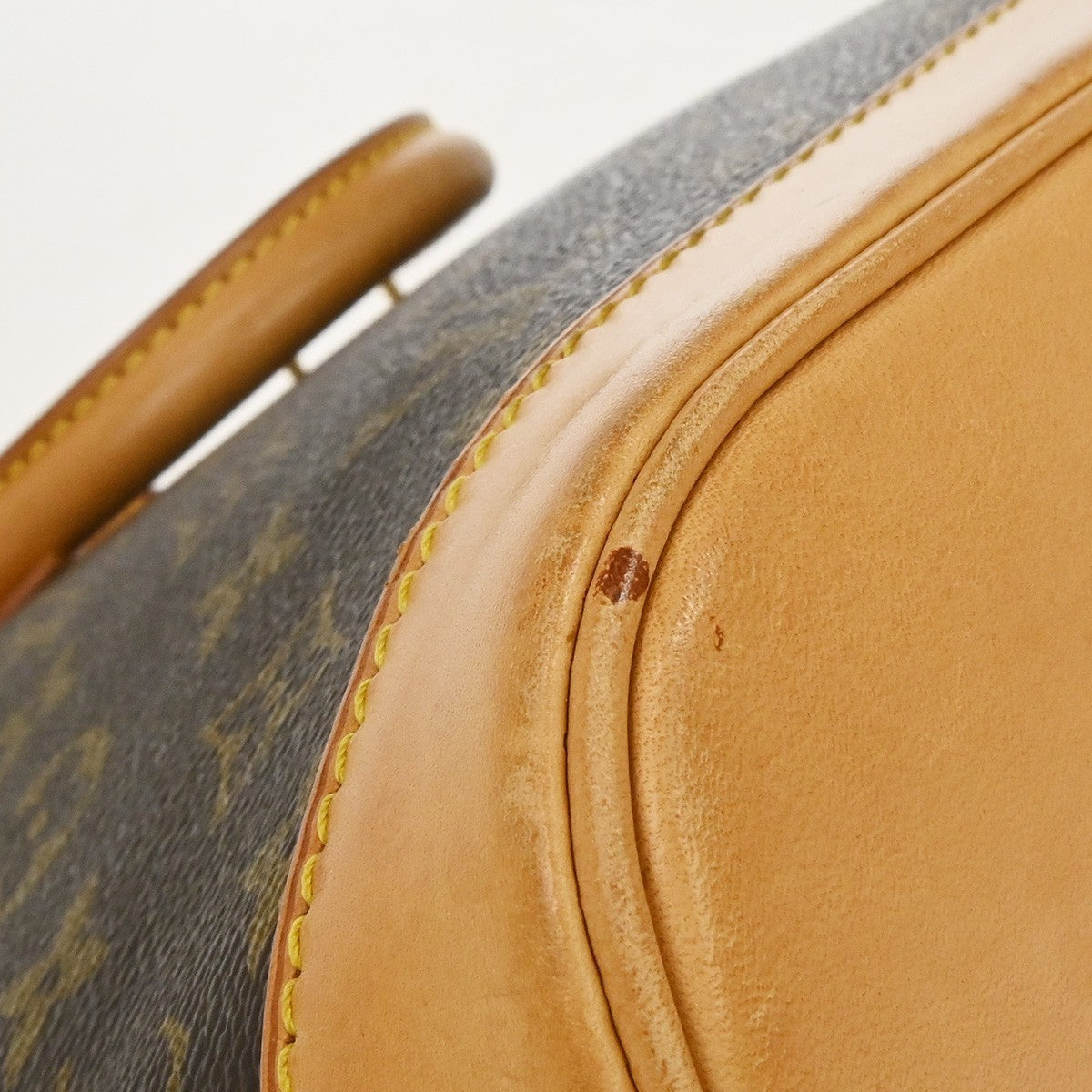Louis Vuitton Vintage Alma Monogram Canvas, Brown, Canvas, Handbag