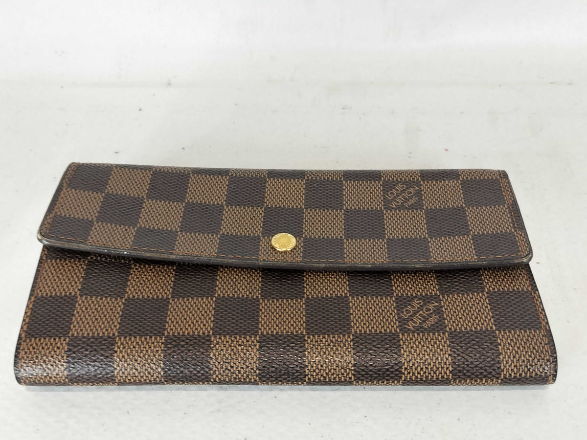 Louis Vuitton Vintage Sarah Monogram Canvas, Brown, Canvas, Wallet