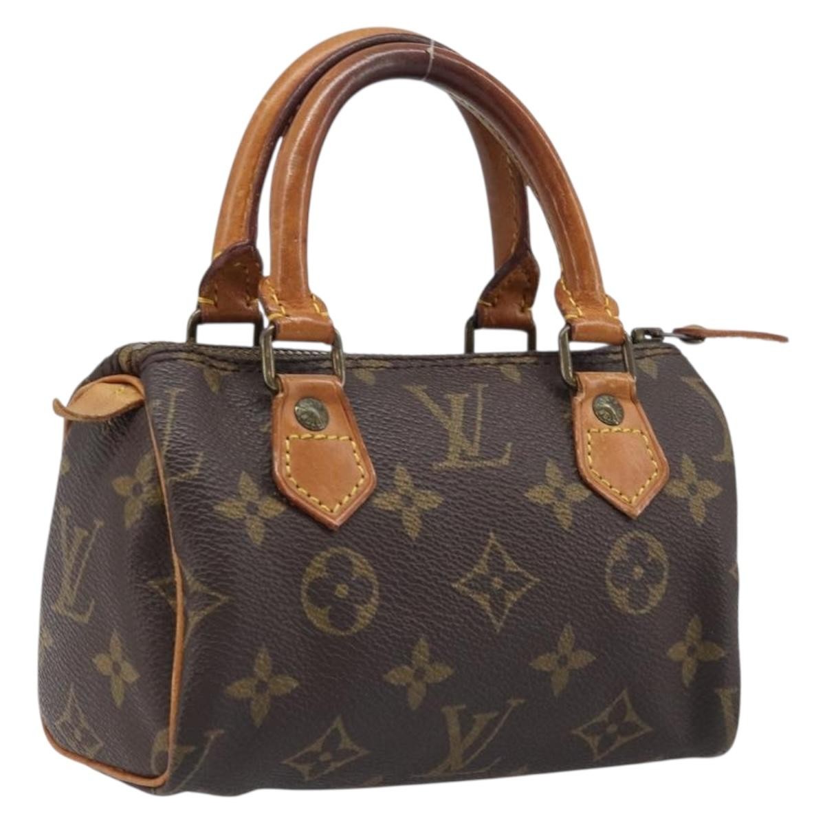 Louis Vuitton Speedy Mini HL Monogram Canvas, Brown, Canvas, Handbag
