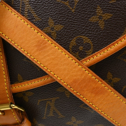 Louis Vuitton Saumur Monogram, Brown, Canvas, Shoulder Bag