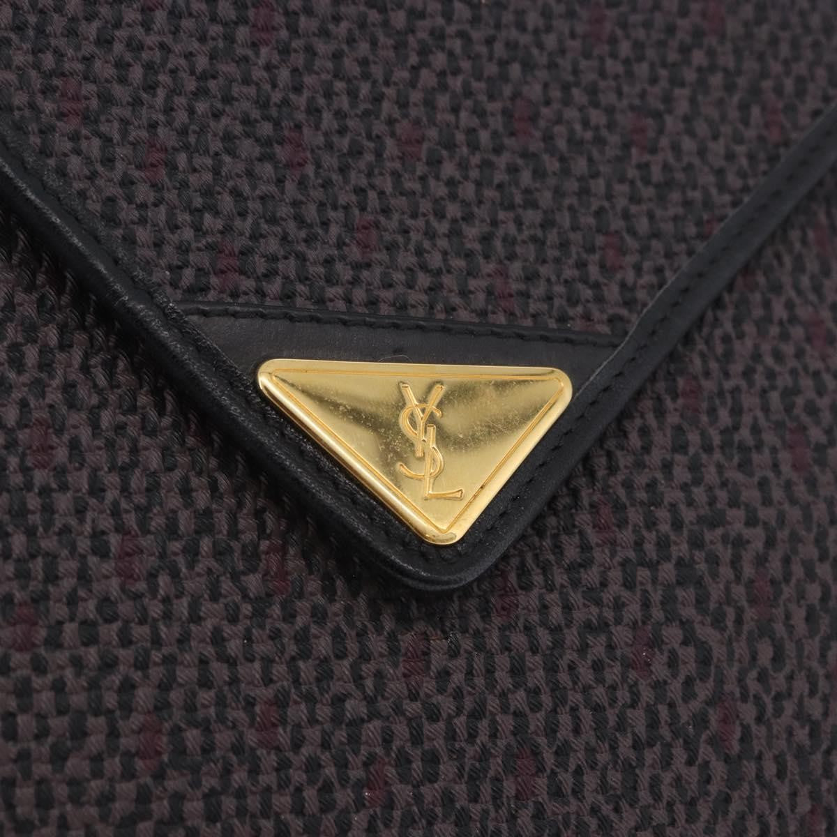 Saint Laurent Vintage Canvas, Purple, Canvas, Shoulder Bag