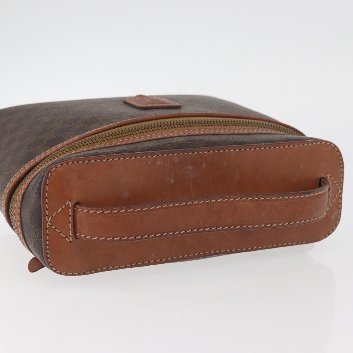 Celine Macadam Vanity Canvas, Brown, Canvas, Clutch