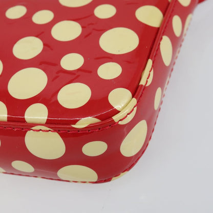 Louis Vuitton Pochette Accessoires Yayoi Kusama Painted Dots Monogram vernis, Red, Patent Leather, Clutch