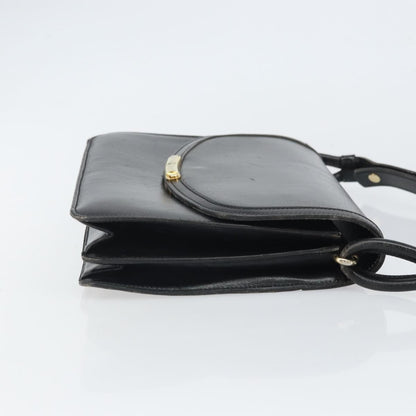 Christian Dior Shoulder Leather, Black, Leather, Shoulder Bag
