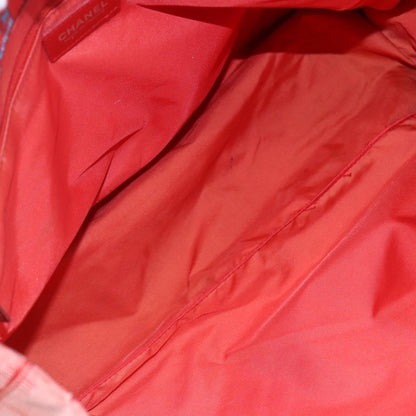 Chanel Travel Line Tote Nylon, RED, NYLON, Tote bag