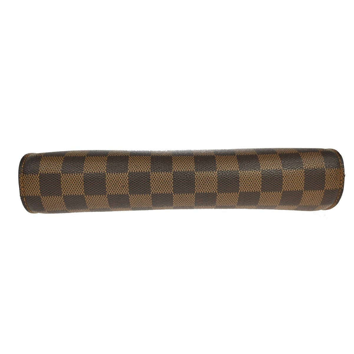 Louis Vuitton Pochette Saint Louis Damier Ebene, Brown, Canvas, Clutch