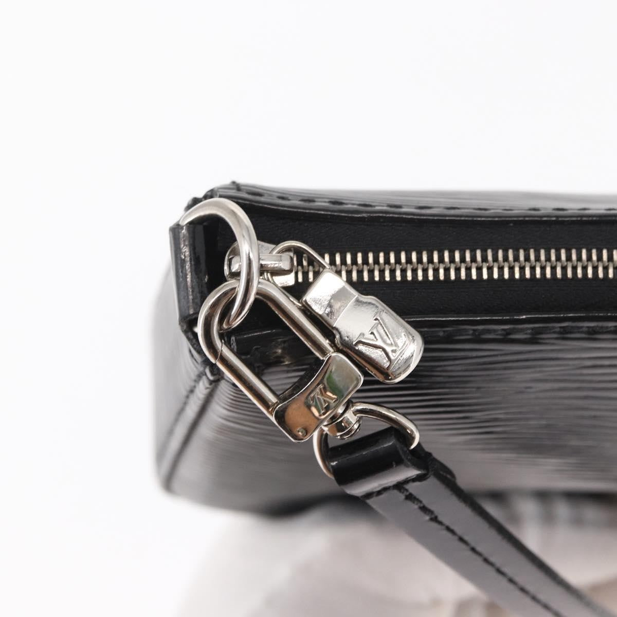 Louis Vuitton Pochette Accessoires NM Electric Epi Leather, Black, Leather, Clutch