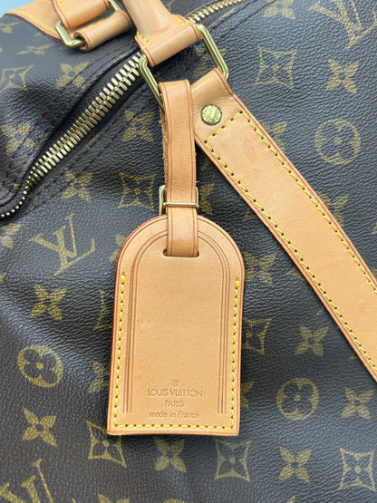 Louis Vuitton Keepall Monogram Canvas, Brown, Canvas, Travel Bag
