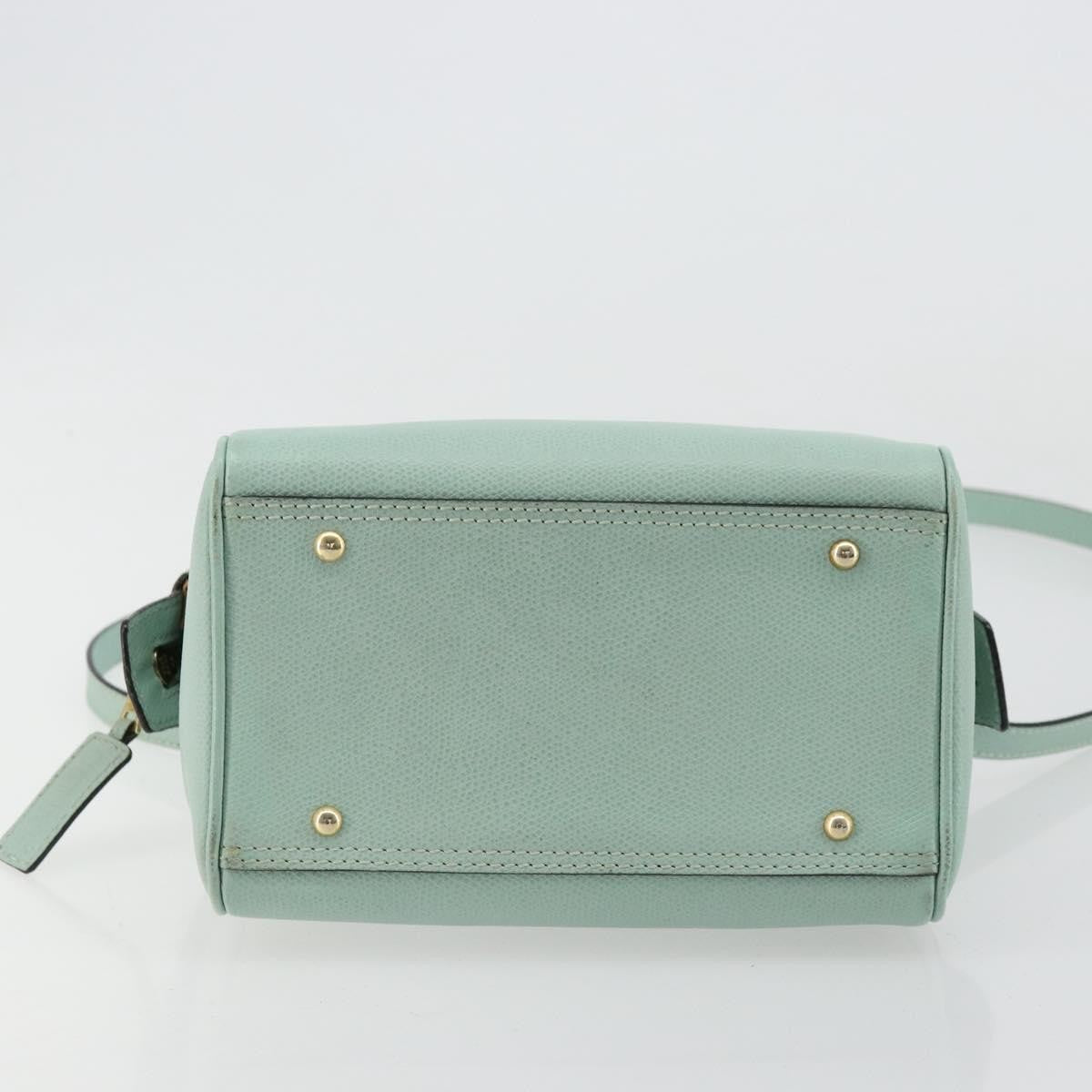 Celine Vintage Leather, Blue, Leather, Handbag