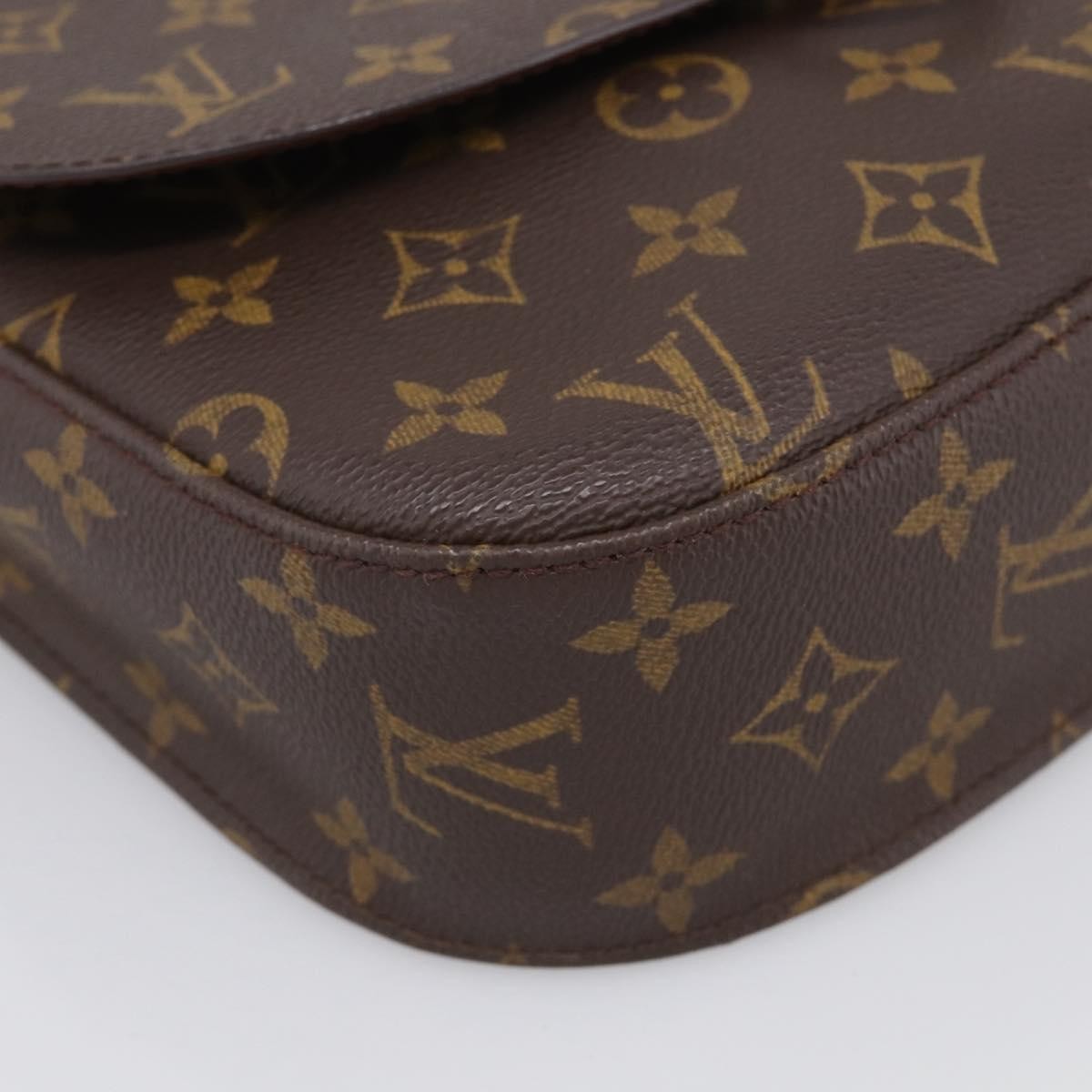 Louis Vuitton Saint Cloud Monogram Canvas, Brown, Canvas, Handbag
