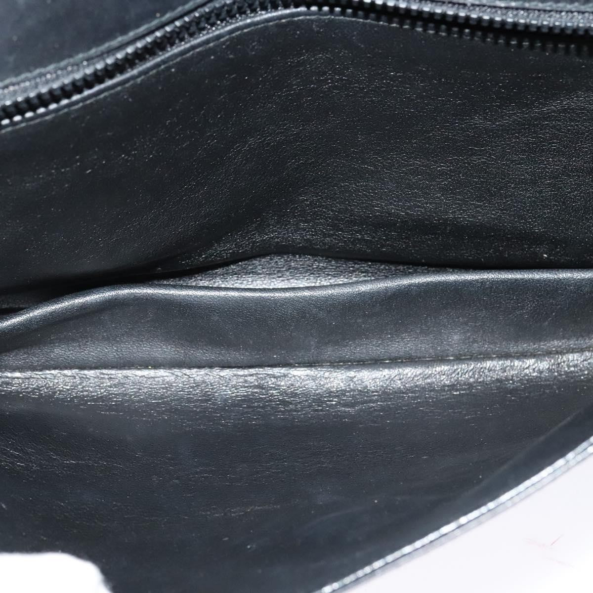 Bally Vintage Leather, Black, Leather, Shoulder Bag