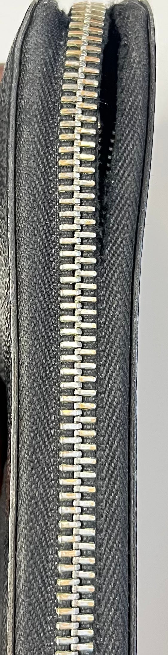 Louis Vuitton Zippy wallet vertical Damier Graphite, Black, Canvas, Wallet