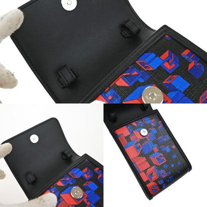 Gucci Flap Printed Coated Canvas, Multicolour, Leather, Crossbody Bag