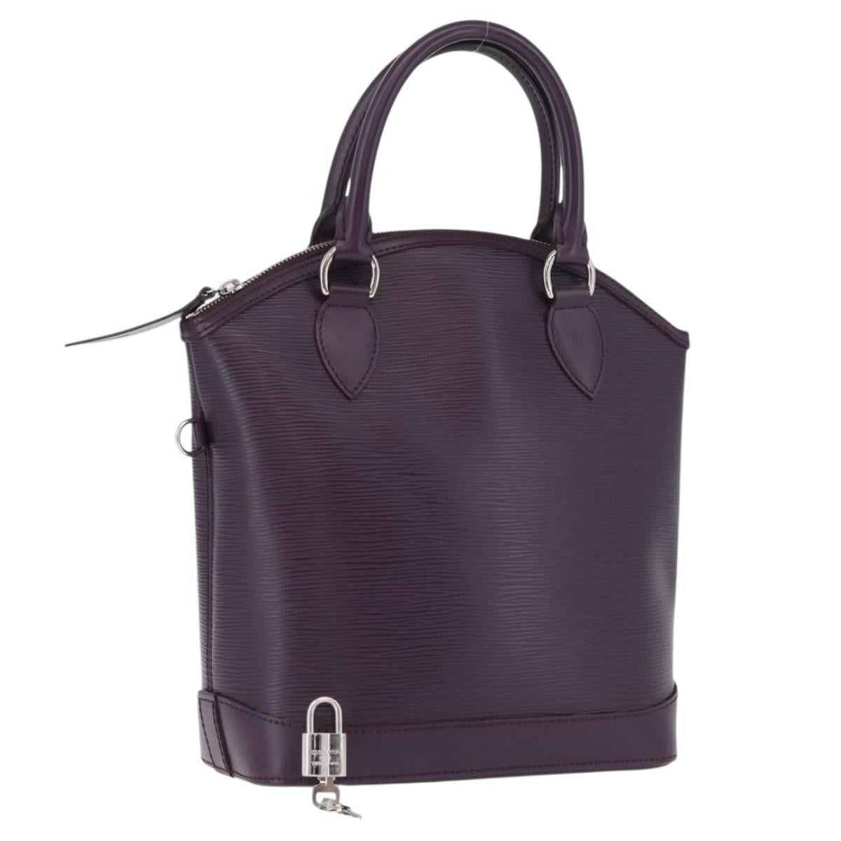Louis Vuitton Lockit Epi Leather, Purple, Leather, Handbag