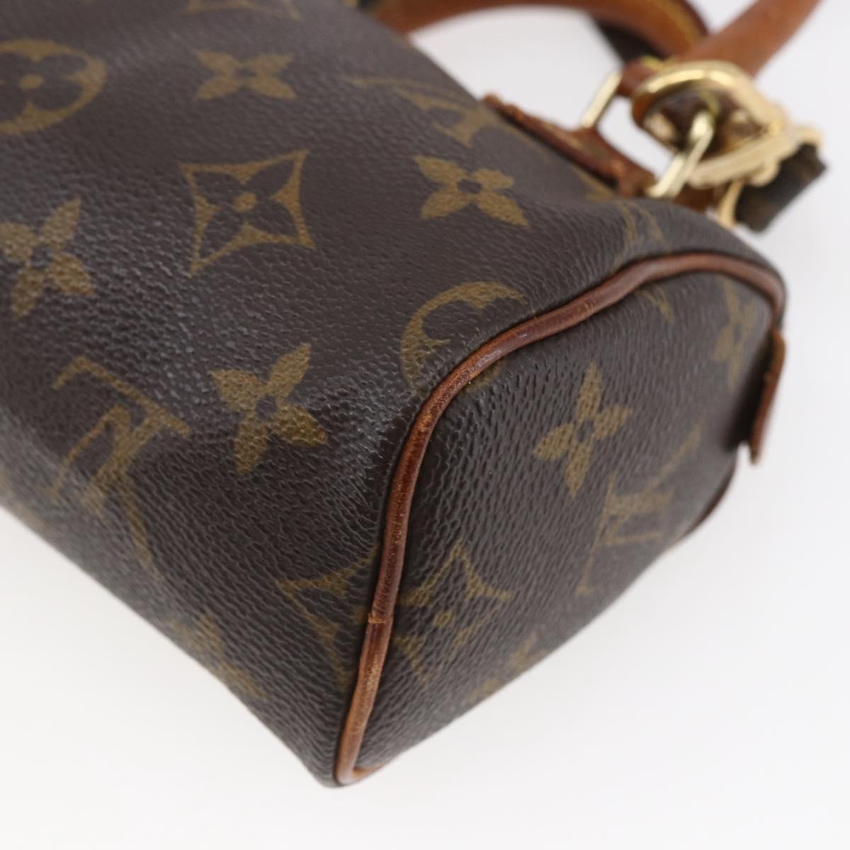 Louis Vuitton Speedy Mini HL Handbag Monogram Canvas, BROWN, CANVAS, Handbag