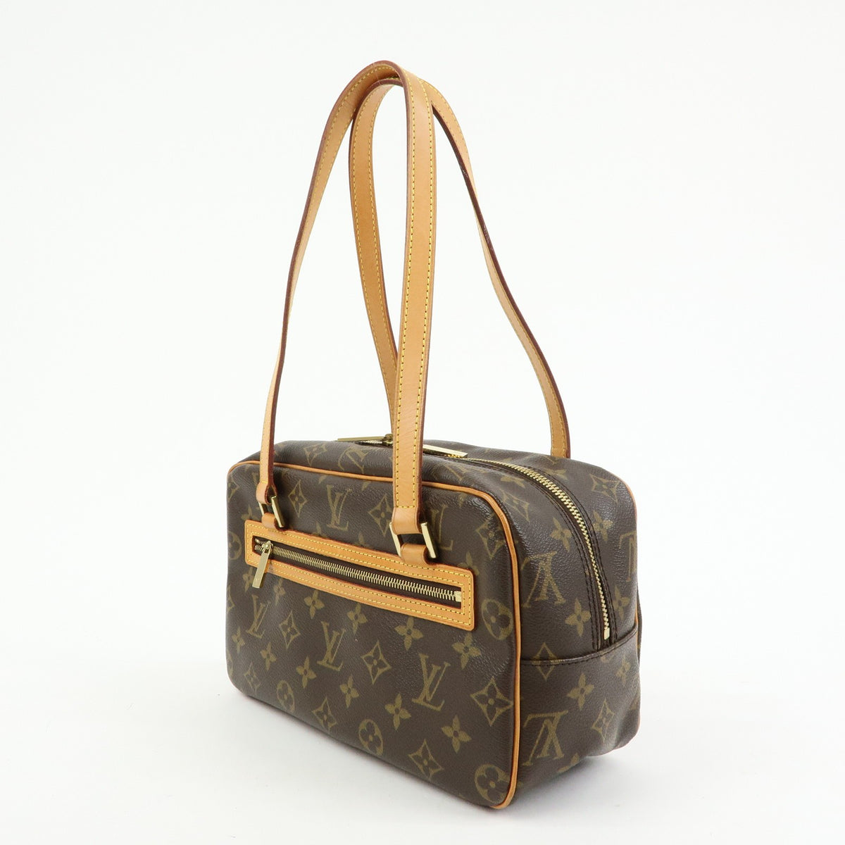 Louis Vuitton Cite Monogram Canvas, Brown, Canvas, Handbag