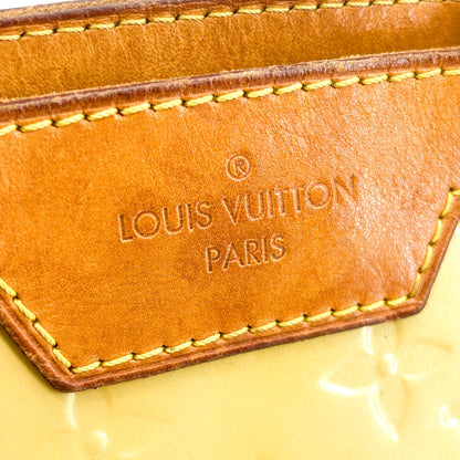 Louis Vuitton Brea Monogram Vernis, Brown, Patent Leather, Handbag