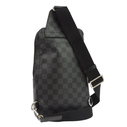 Louis Vuitton Avenue Sling Damier Graphite, Gray, Canvas, Shoulder Bag