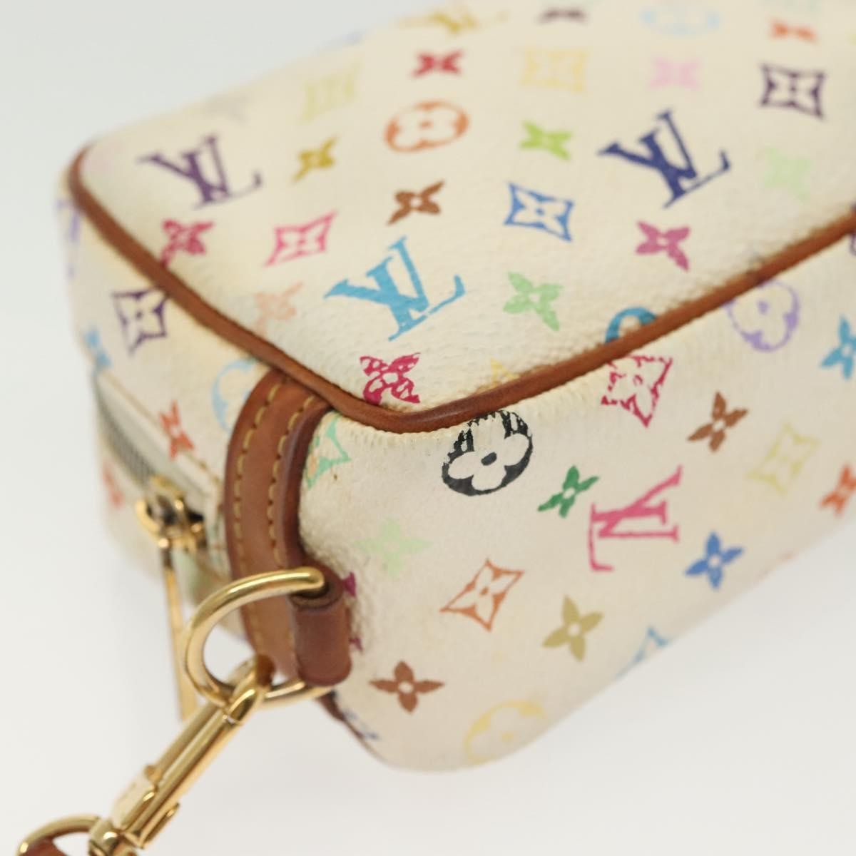 Louis Vuitton Wapity Trousse Monogram Multicolor, White, Canvas, Clutch