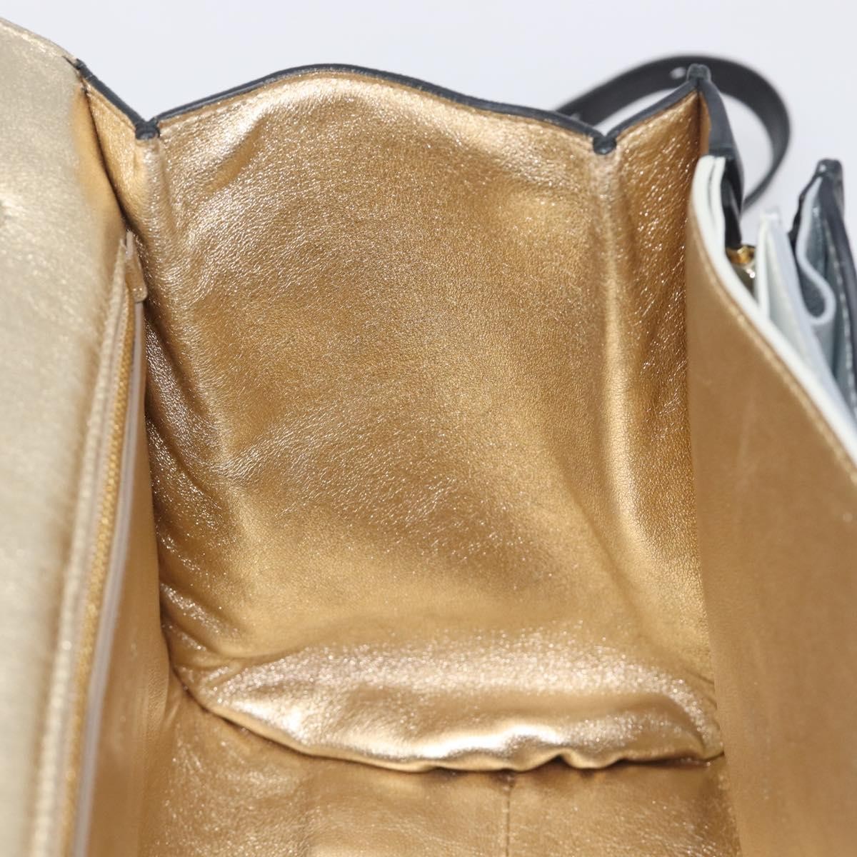 Salvatore Ferragamo Sofia Rainbow Saddle Leather, Black, Leather, Handbag
