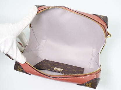 Louis Vuitton Venice Vernis with Monogram Canvas, Pink, Patent Leather, Shoulder Bag