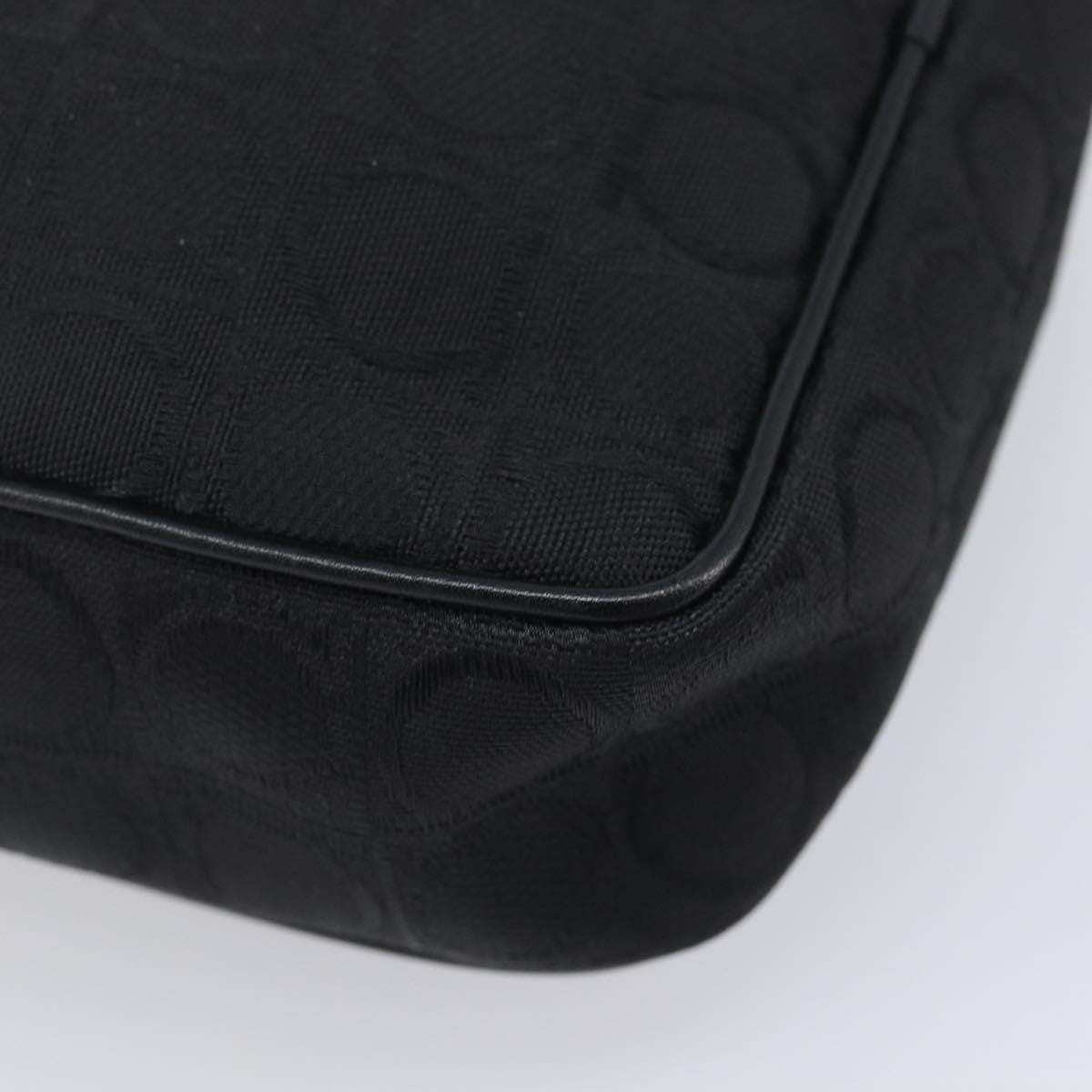 Salvatore Ferragamo Vintage Canvas, Black, Canvas, Shoulder Bag